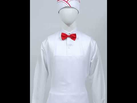 Ice Cream Man 2026 Cosplay Costume for Halloween White Uniform