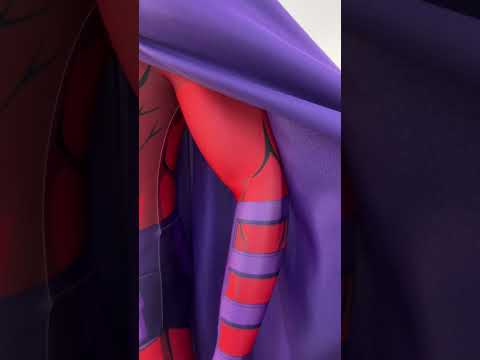 X-Men 97 Magneto Cosplay Costume with Helmet