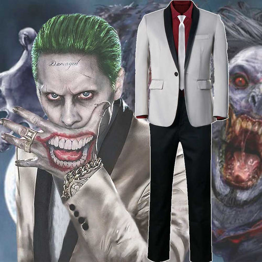 Jared Leto Batman Joker Suicide Squad Cosplay Costume
