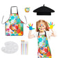 Kids Artist Costume Painter Party Dress Vikidoky