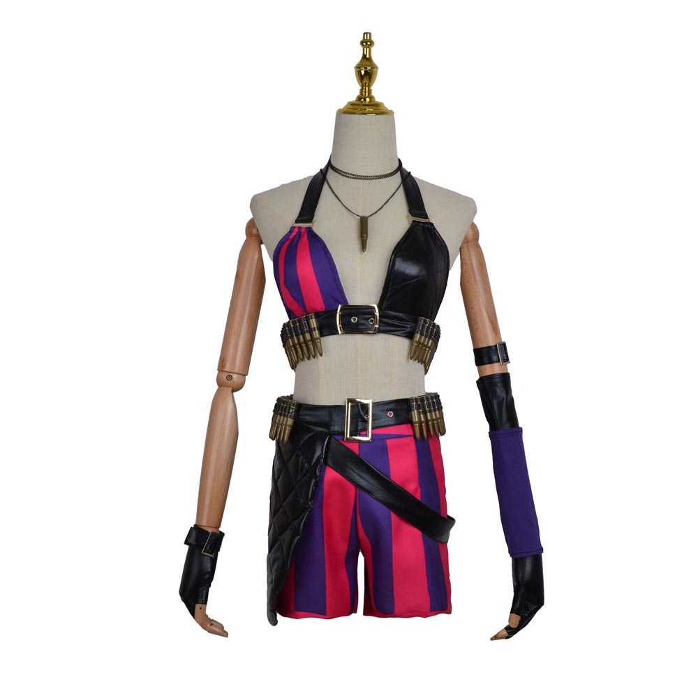 League of Legends LOL Jinx Cosplay Costume Style B