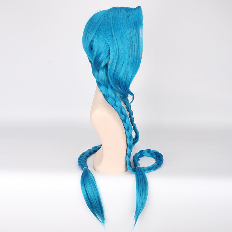 League of Legends LOL The Loose Cannon Arcane Jinx Cosplay Wig