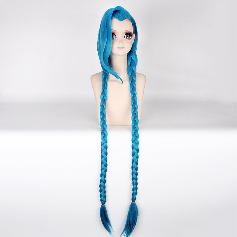 League of Legends LOL The Loose Cannon Arcane Jinx Cosplay Wig