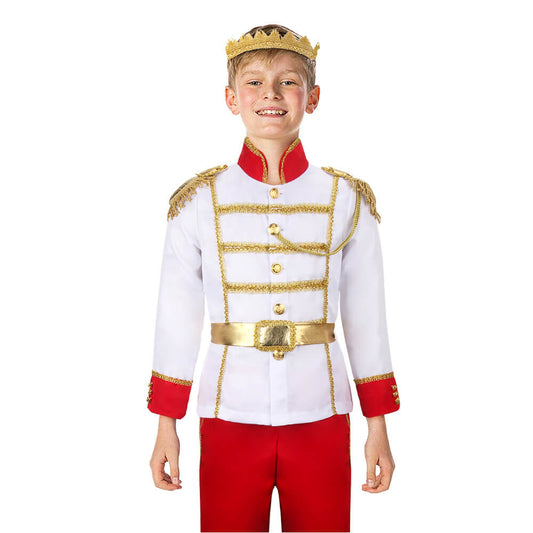 Prince Charming Costume for Kids Medieval Royal Prince Cosplay