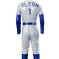 Rocketman Costume Elton John Baseball Uniform