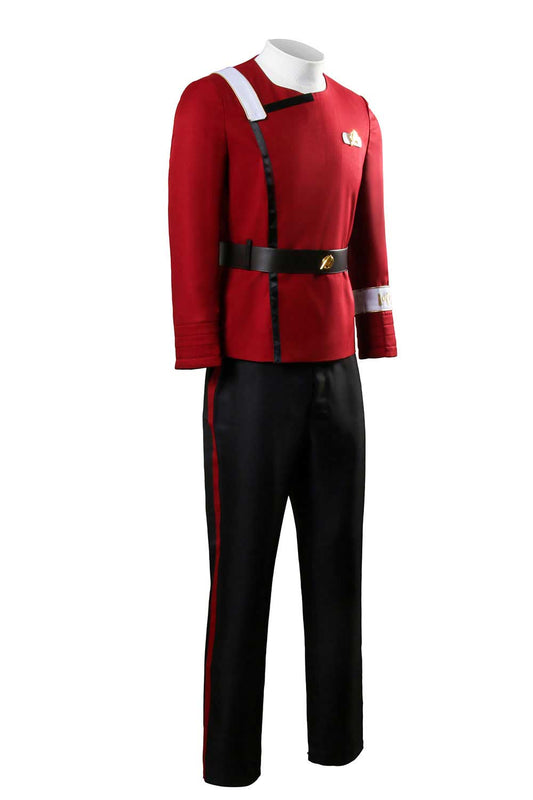 Star Trek Uniform The Wrath of Khan Starfleet James Tiberius Kirk Cosplay Costume (Read to Ship) Vikidoky