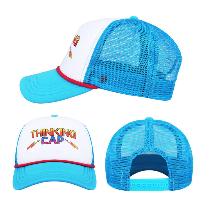STRANGER THINGS : Dustin Henderson's Thinking Cap Print Baseball Cap In Baseball Cap In S4e1 STRANGER THINGS : Dustin Henderson's Thinking Cap Print Baseball Cap In Baseball Cap In S4e1