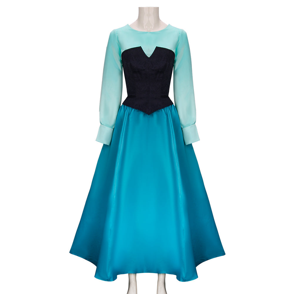little mermaid blue dress cosplay Ariel Blue Dress Cosplay Costume